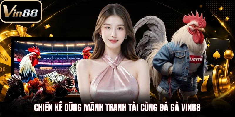 Chiến kê dũng mãnh tranh tài cùng đá gà Vin88